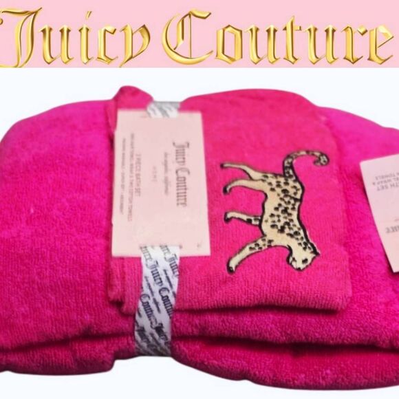 Juicy Couture Home Leopord Print 3-PC Bath Set